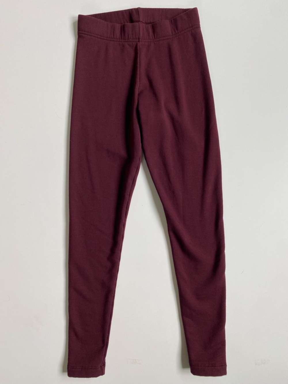 Old Navy Burgundy Maroon Fleece Lined Stretch Leggings XS